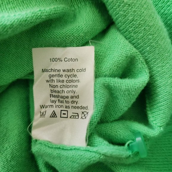 J Crew Clare Cardigan Green Sweater Size Large - Picture 8 of 15